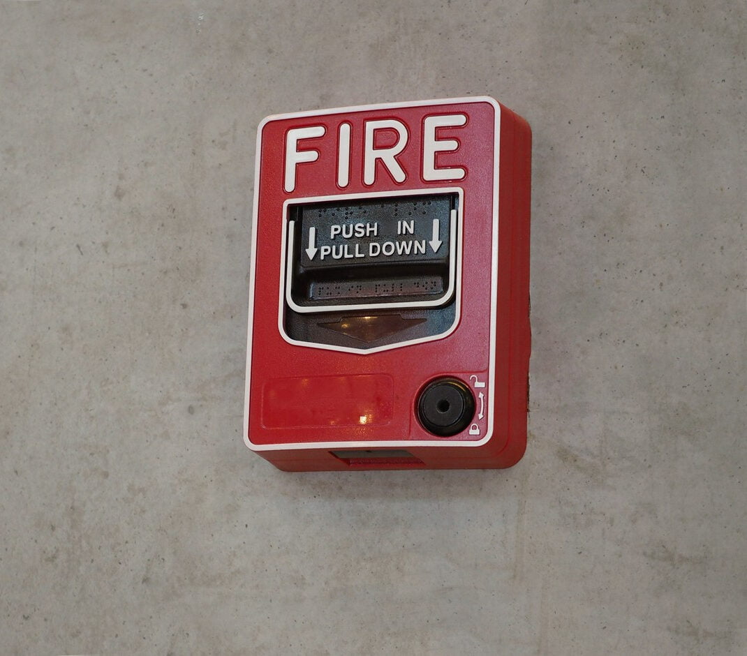commercial fire alarms system installed in business